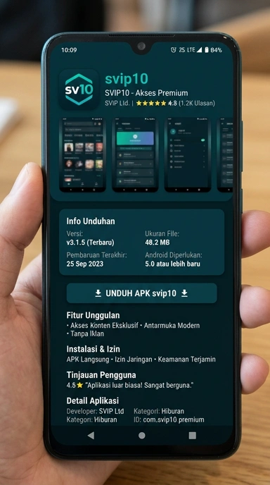 Tampilan halaman APK svip10